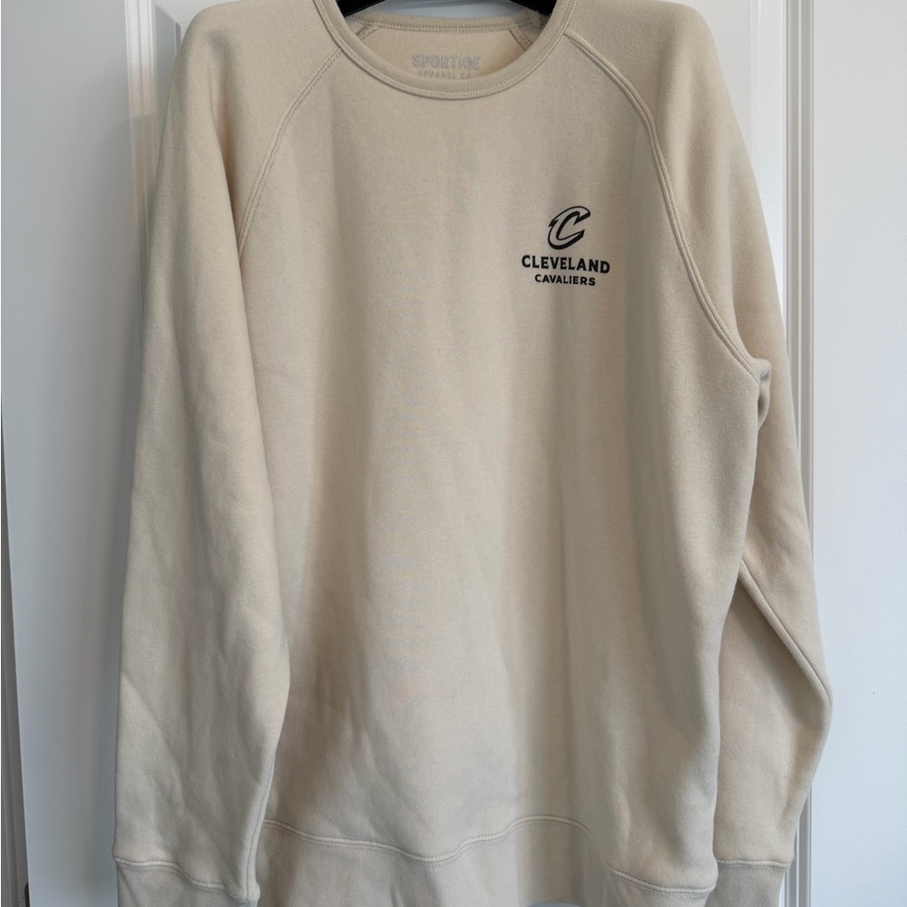 Women’s Cleveland Cavaliers Crewneck Sweatshirt - Cream by Sportiqe
